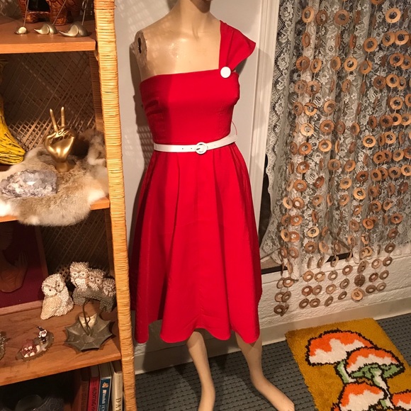 Bettie Page Clothing Tatyana Swing Dress! ❤️ - Picture 4 of 4